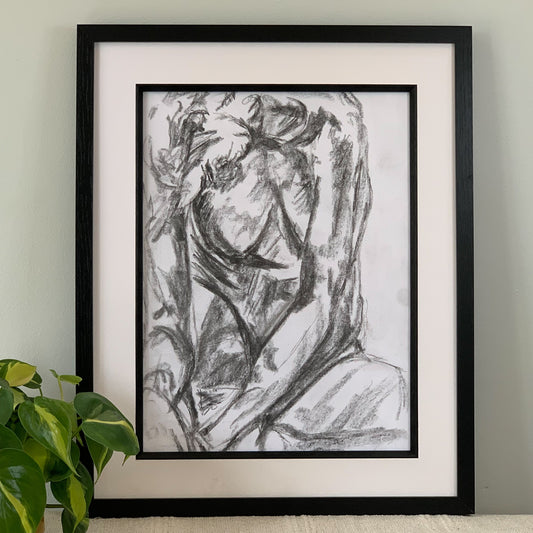 Life Study 03 - Original Charcoal Drawing