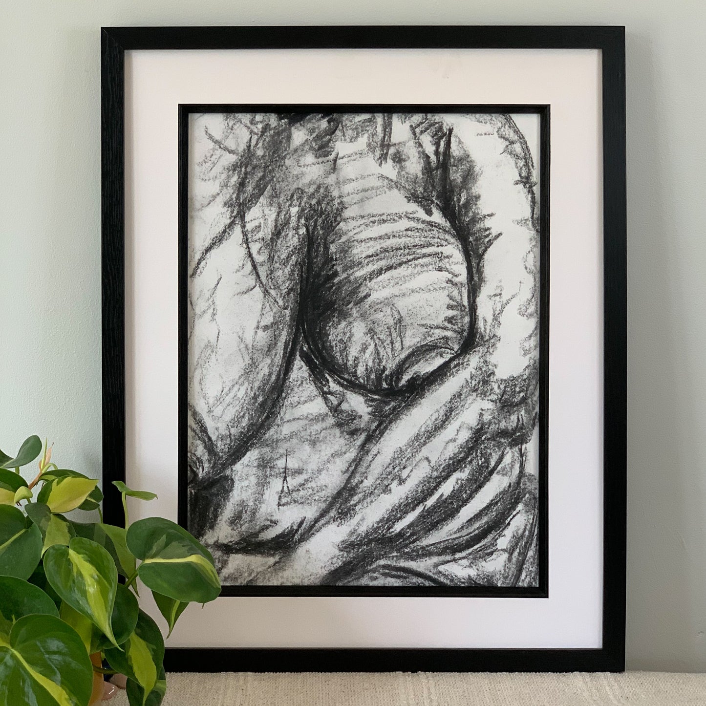 Life Study 05 - Original Charcoal Drawing